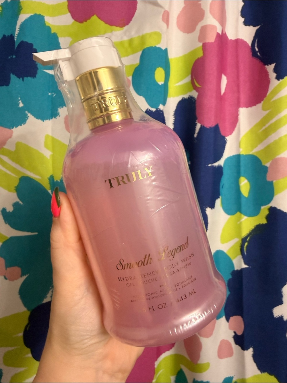 TRULY Pink Hydrating Body Wash with Gold Pump